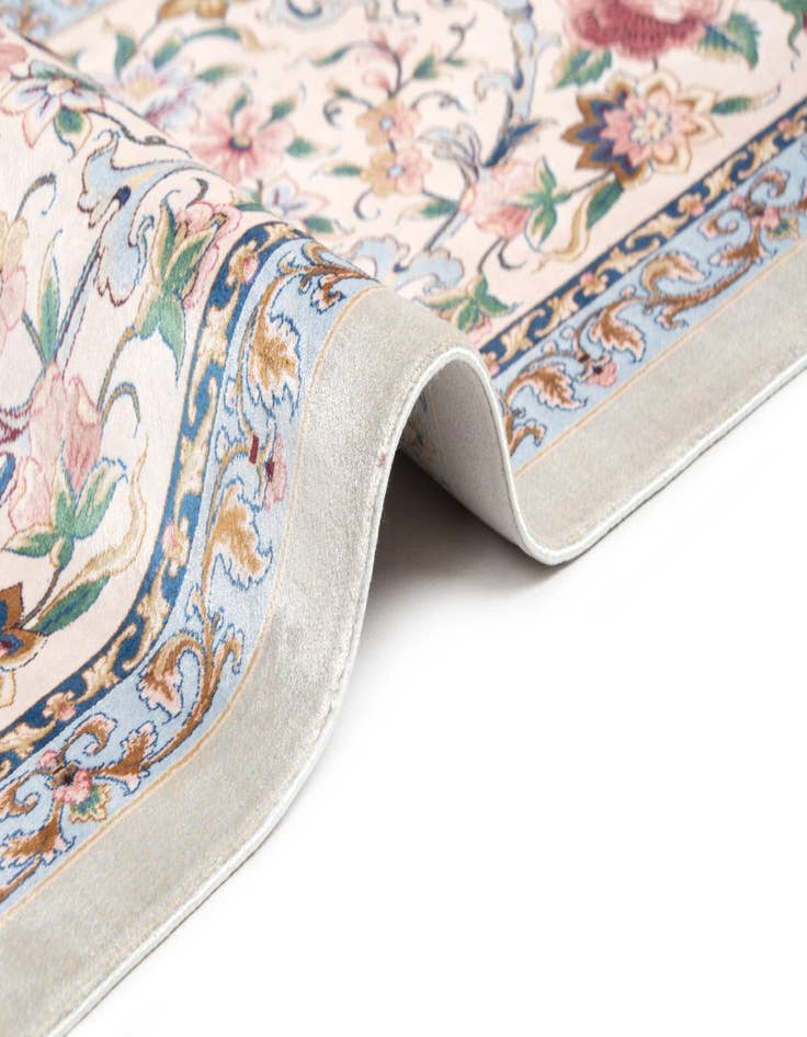 Detail image of  8' 2 x 8' 2 Ghom Design Square Rug