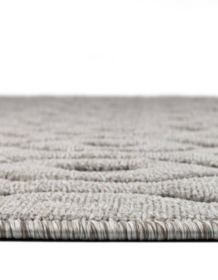 Detail image of  7' 10 x 7' 10  Washable Trellis Textured Indoor / Outdoor Square Rug