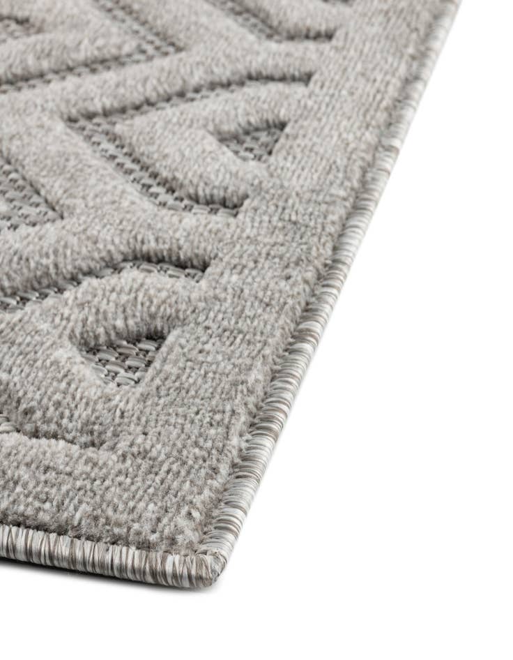 Detail image of  7' 10 x 7' 10  Washable Trellis Textured Indoor / Outdoor Square Rug