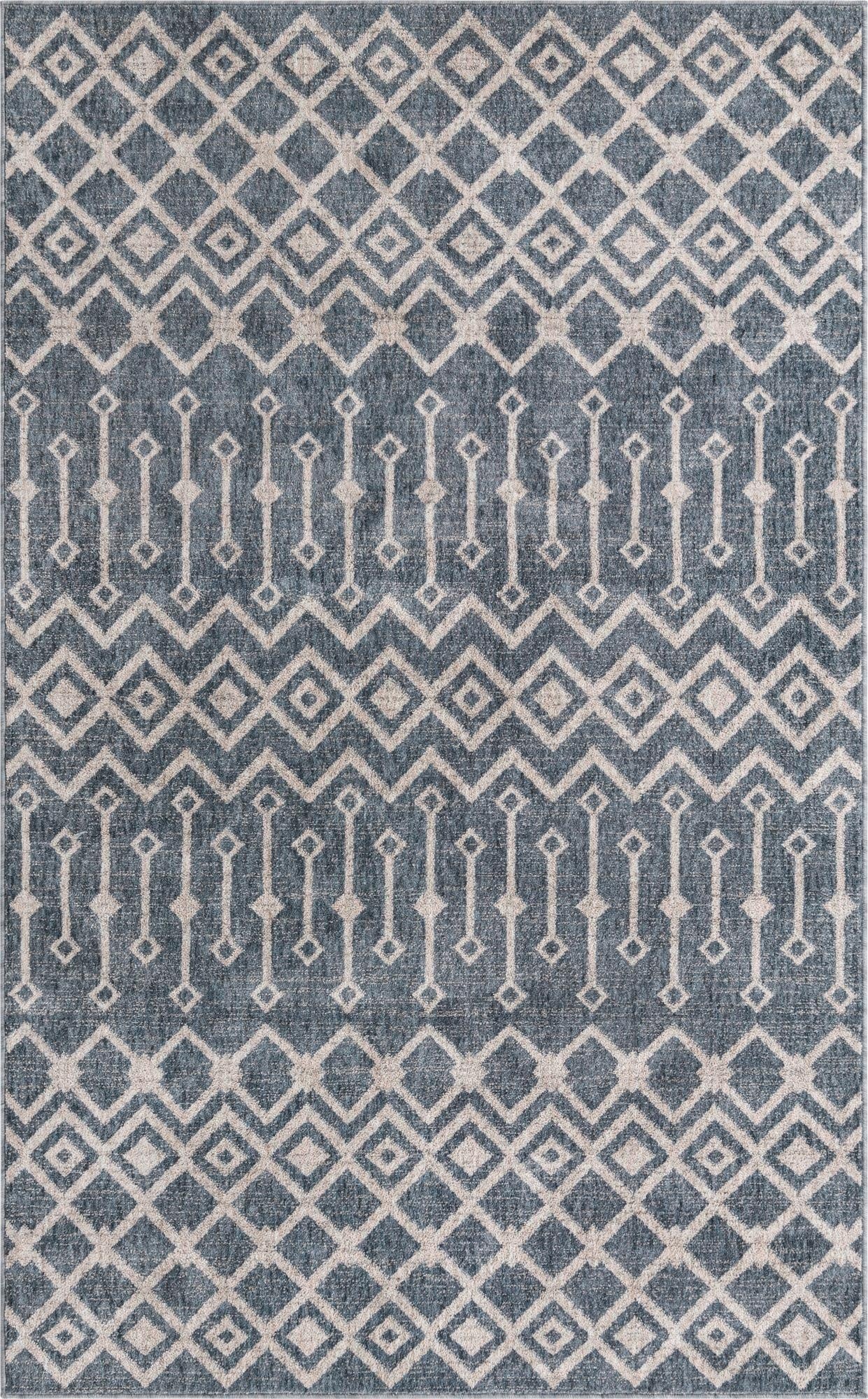  5' 3 x 8' Eco Trellis Rug