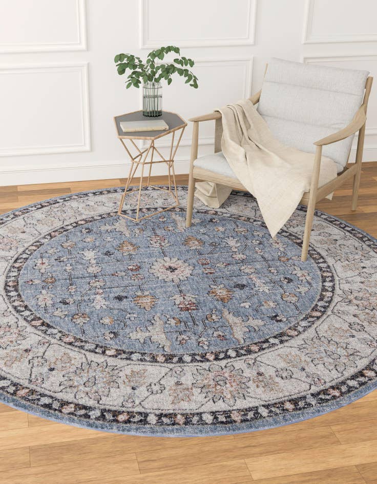 Detail image of  3' 3 x 3' 3 Eco Traditional Round Rug