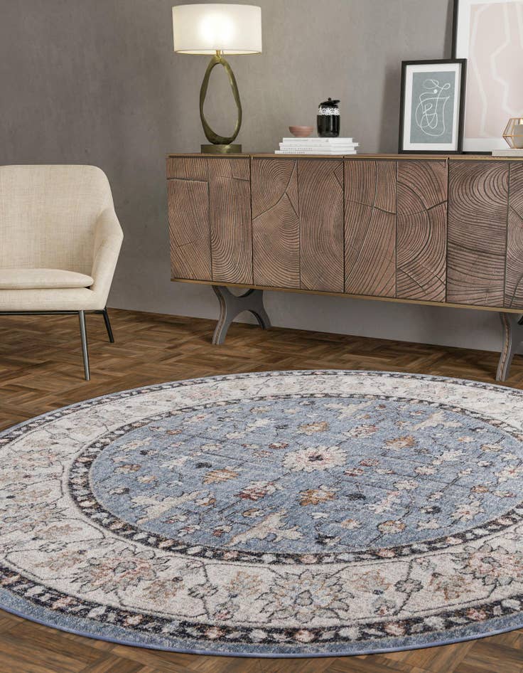 Detail image of  3' 3 x 3' 3 Eco Traditional Round Rug