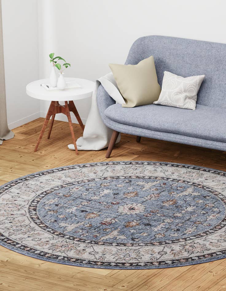 Detail image of  3' 3 x 3' 3 Eco Traditional Round Rug