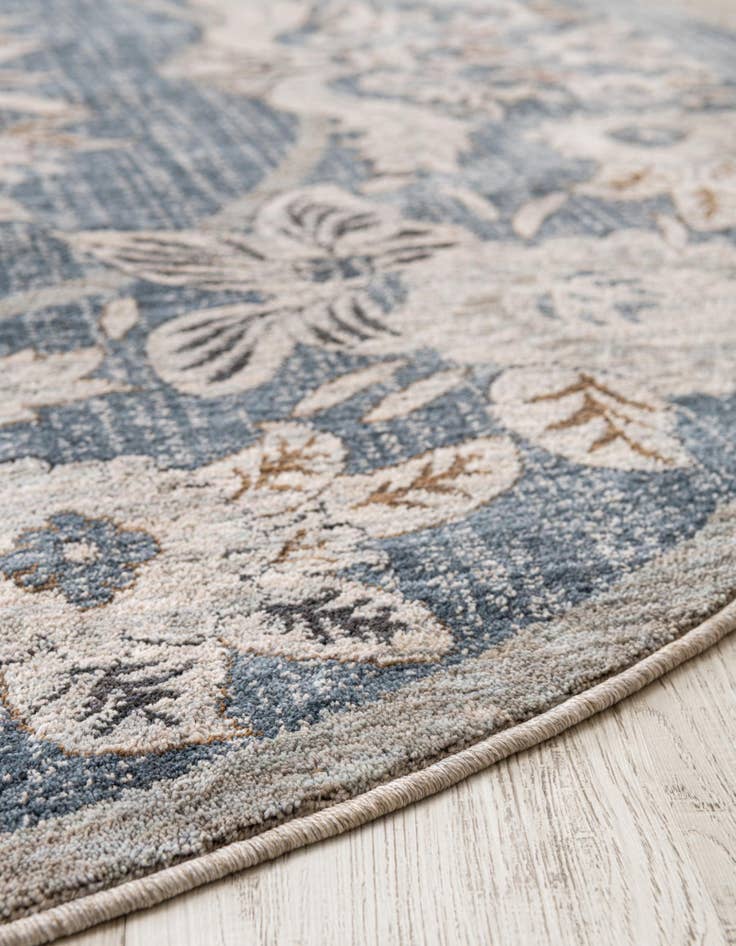 Detail image of  7' x 7' Eco Traditional Round Rug