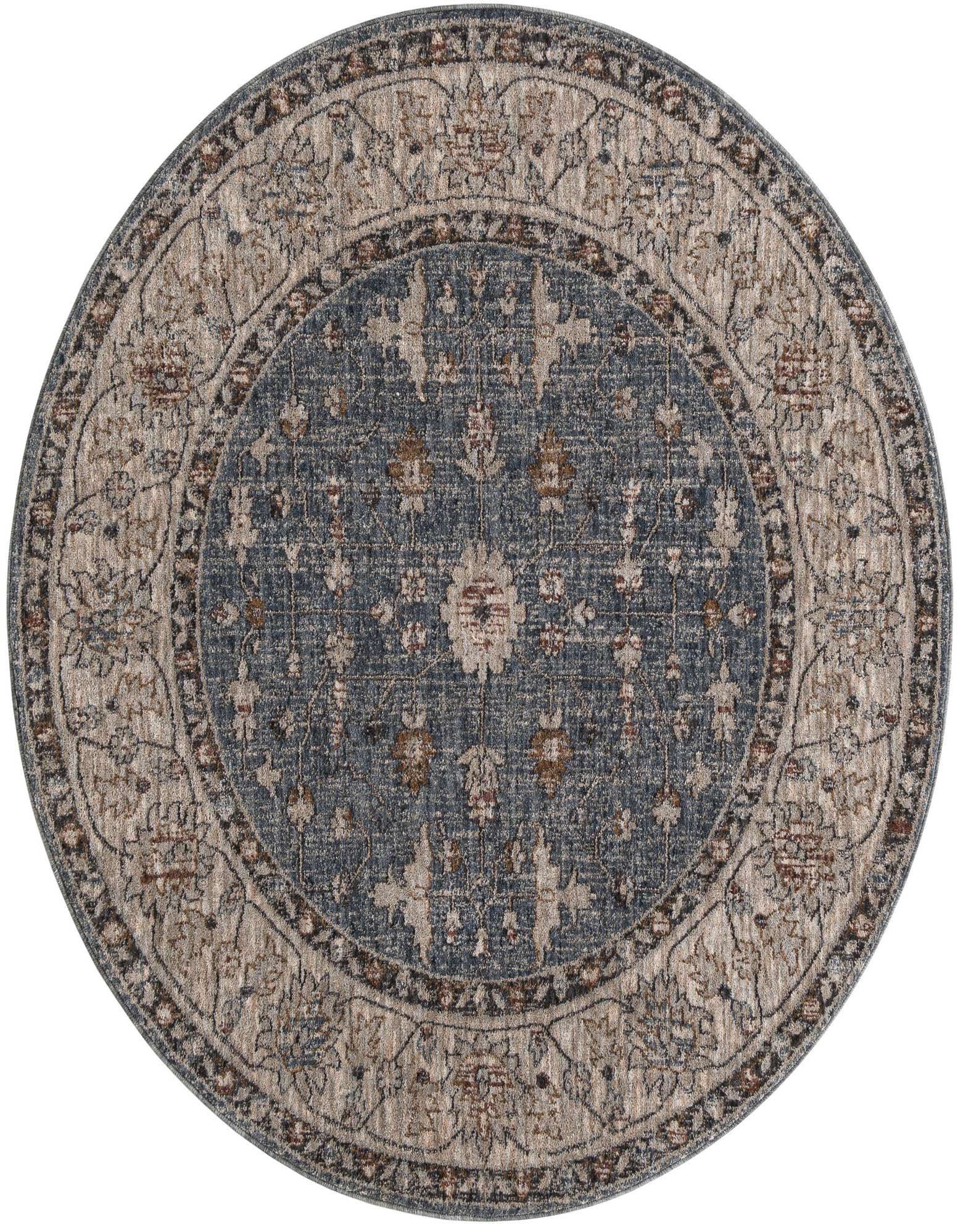 Primary image  5' 3 x 5' 3 Eco Traditional Round Rug