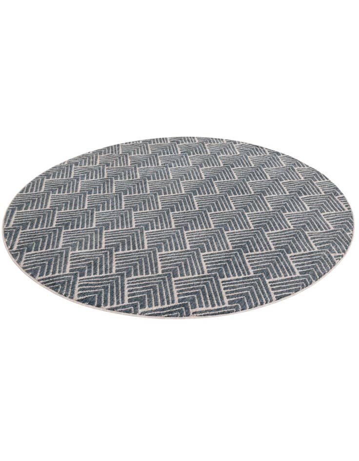 Detail image of  7' x 7' Eco Trellis Round Rug