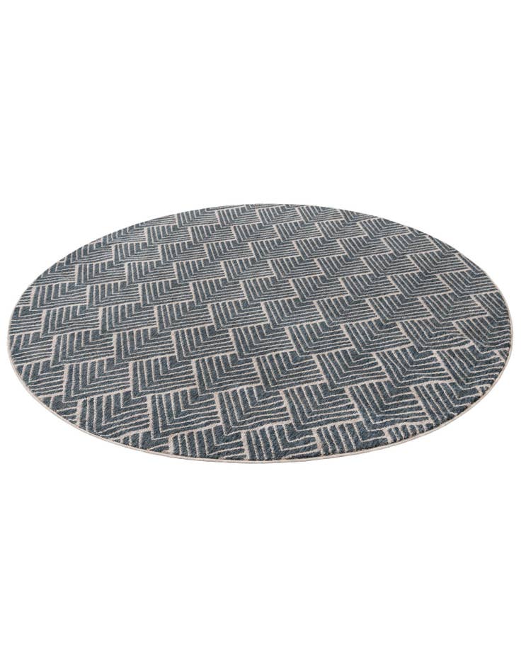 Detail image of  7' x 7' Eco Trellis Round Rug