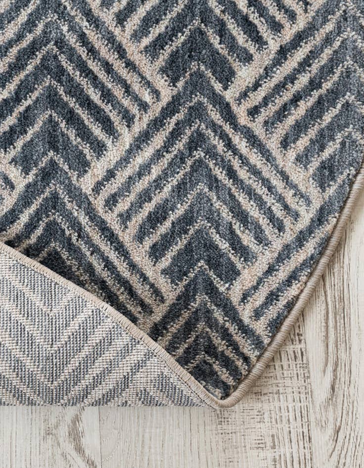 Detail image of  3' 3 x 3' 3 Eco Trellis Round Rug