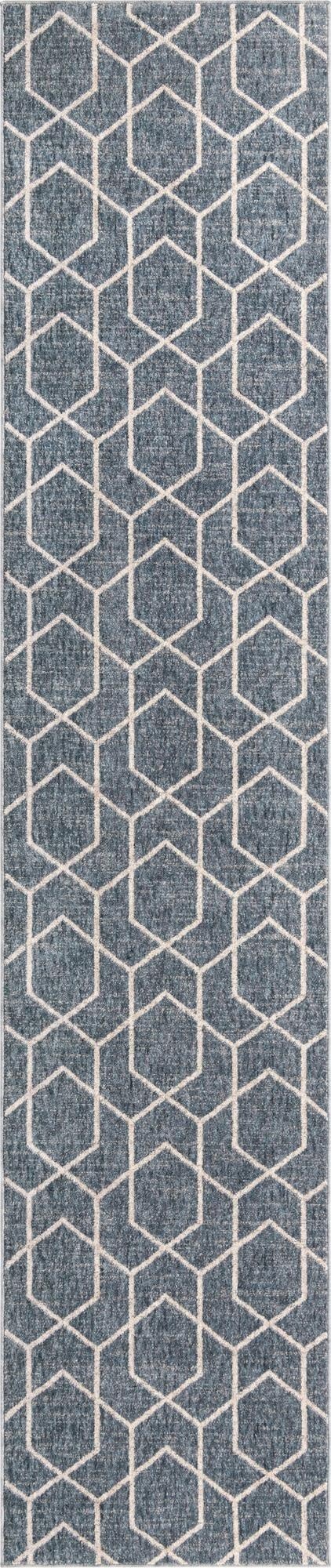  2' 7 x 12' Eco Trellis Runner Rug