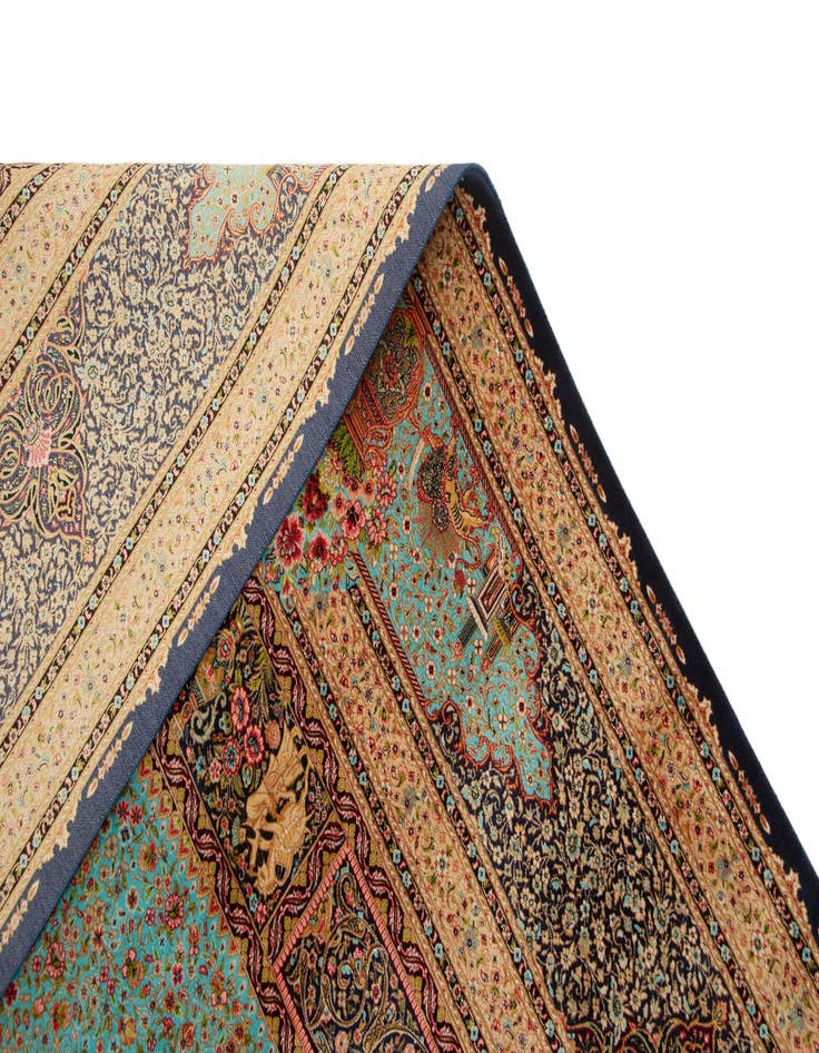 Detail image of  6' 4 x 9' 11 Ghom Design Rug