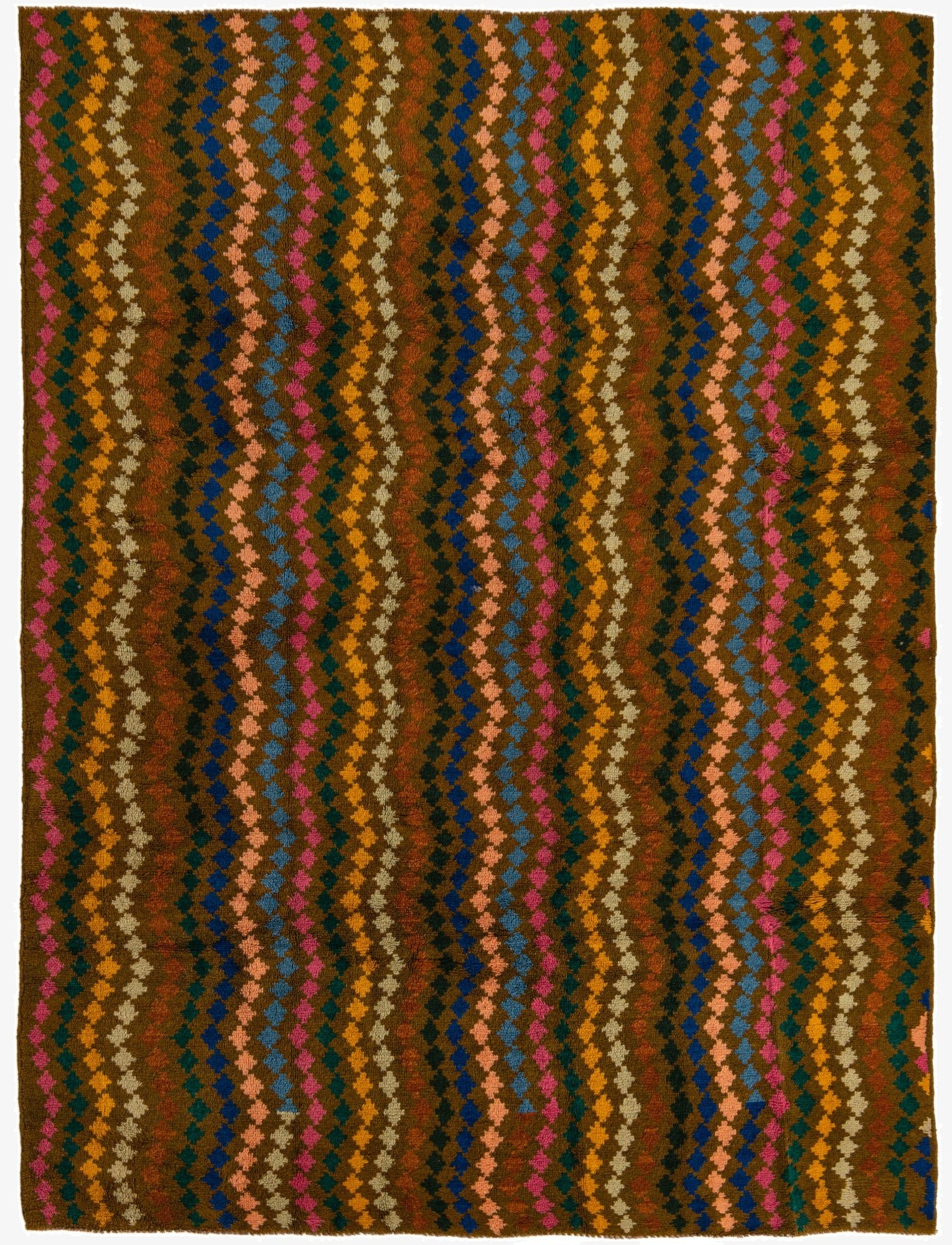  6' 6 x 9' 10  Hand Knotted Balouch Wool Rug