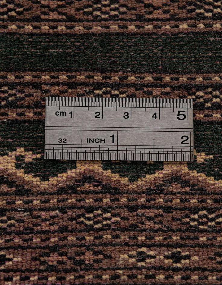 Detail image of  7' x 9' 4  Hand Knotted Bokhara Oriental Rug