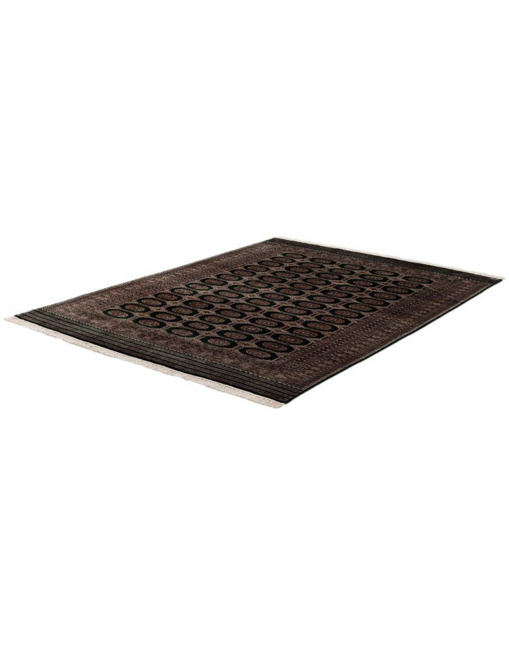 Detail image of  7' x 9' 4  Hand Knotted Bokhara Oriental Rug