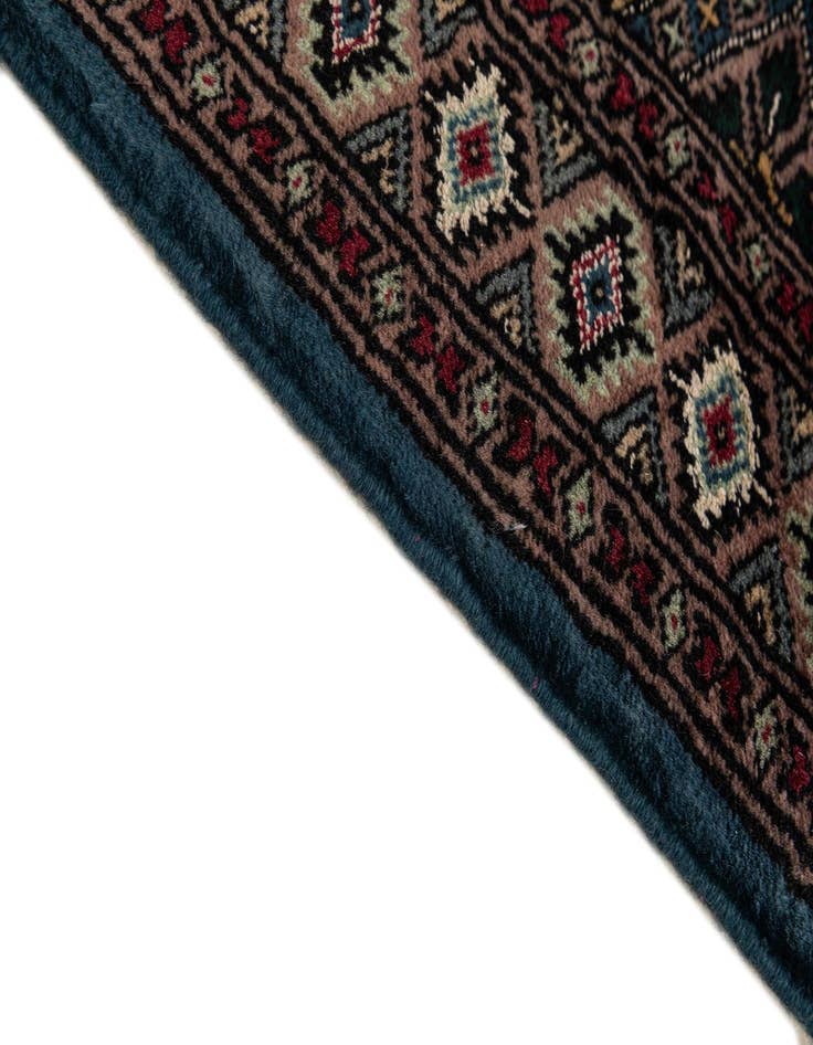 Detail image of  2' x 2' 11  Hand Knotted Bokhara Oriental Wool Rug