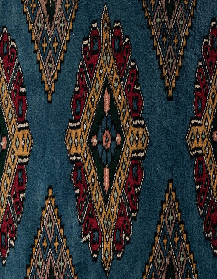 Detail image of  2' x 2' 11  Hand Knotted Bokhara Oriental Wool Rug