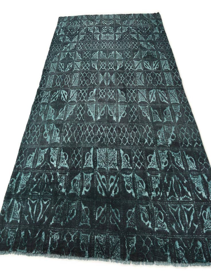 Detail image of  8' x 10'  Hand Knotted Darya Wool Rug