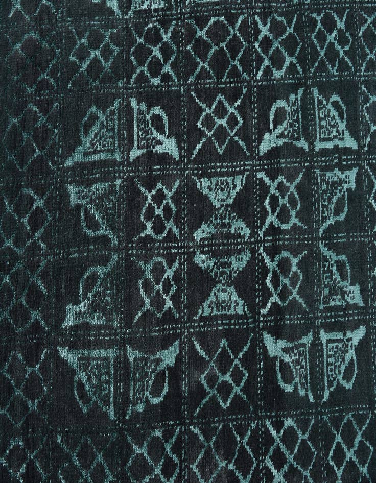 Detail image of  8' x 10'  Hand Knotted Darya Wool Rug