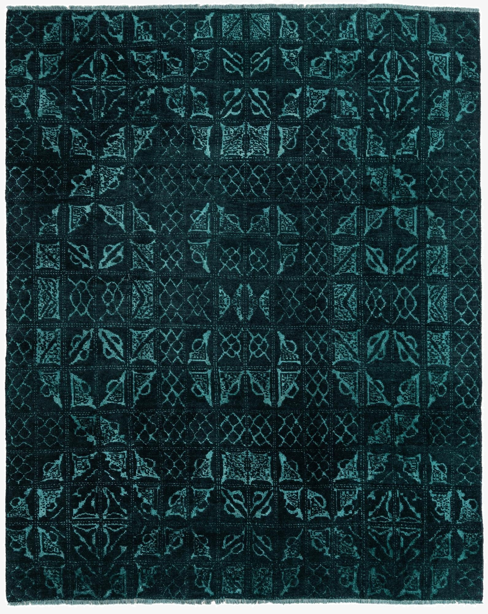  8' 1 x 10' 1  Hand Knotted Darya Rug