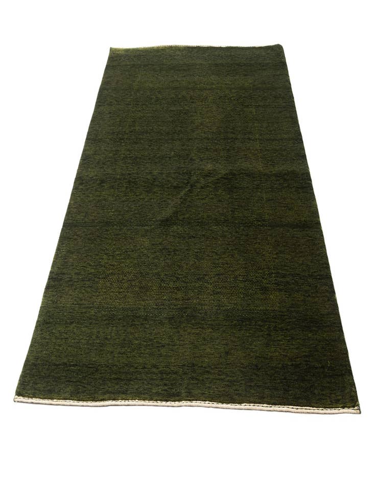 Detail image of  5' x 7'  Hand Knotted Gabbeh Wool Rug