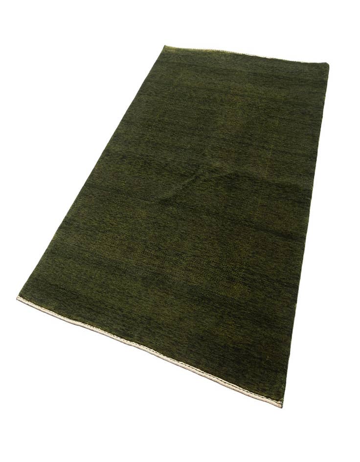 Detail image of  5' x 7'  Hand Knotted Gabbeh Wool Rug