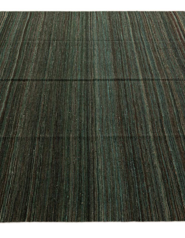 Detail image of  6' 5 x 9' 8  Hand Woven Kilim Modern Wool Rug