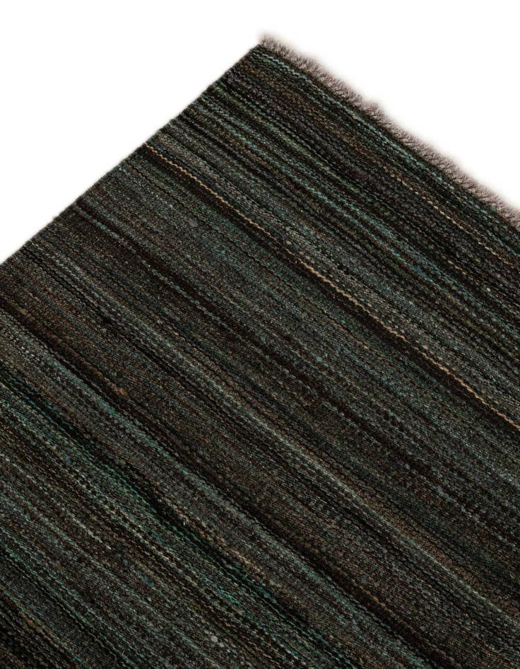 Detail image of  6' 5 x 9' 8  Hand Woven Kilim Modern Wool Rug