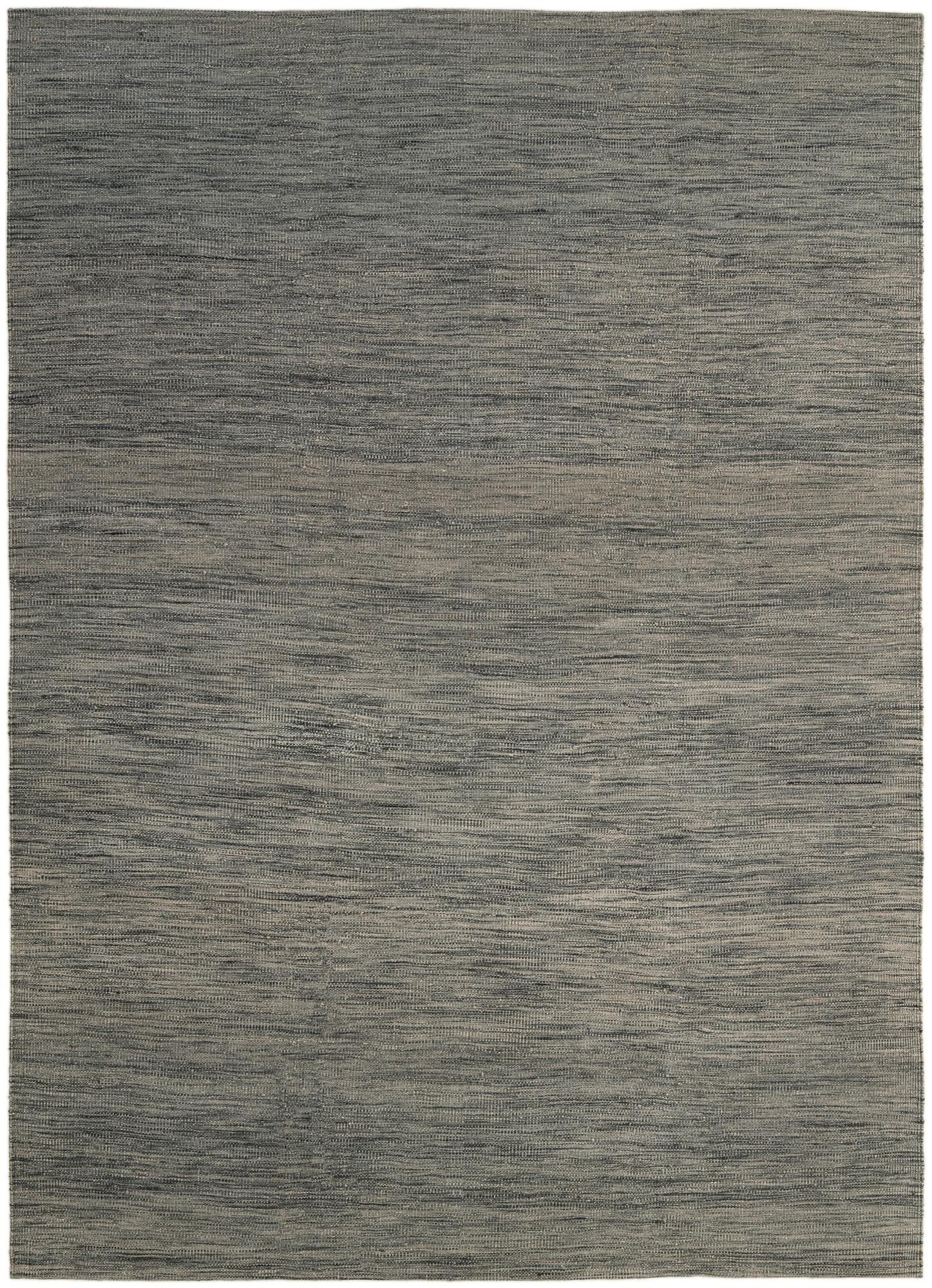  6' 10 x 9' 4  Hand Woven Kilim Modern Wool Rug