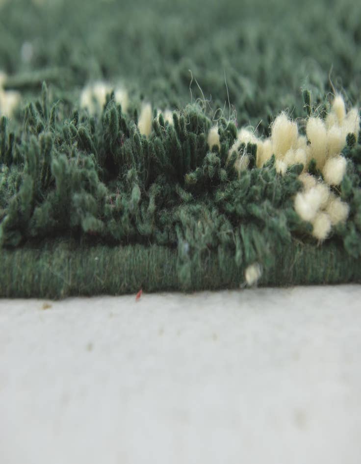 Detail image of  4' 10 x 7' 8  Hand Knotted Moroccan Wool Rug