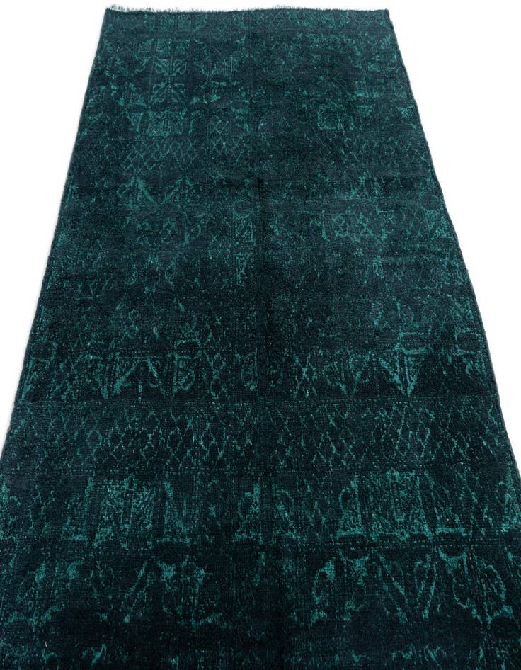 Detail image of  5' 4 x 9' 1  Hand Knotted Moroccan Wool Rug