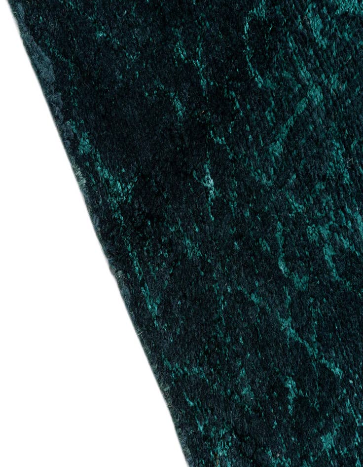 Detail image of  5' 4 x 9' 1  Hand Knotted Moroccan Wool Rug