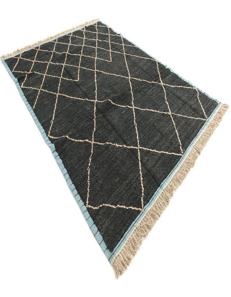 Detail image of  7' 8 x 10' 2  Hand Knotted Moroccan Wool Rug