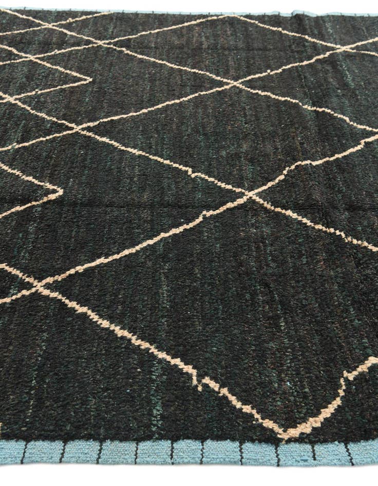 Detail image of  7' 8 x 10' 2  Hand Knotted Moroccan Wool Rug