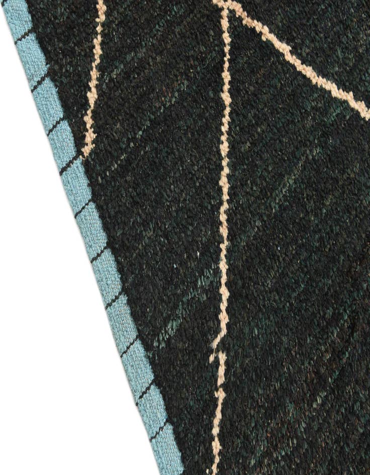 Detail image of  7' 8 x 10' 2  Hand Knotted Moroccan Wool Rug