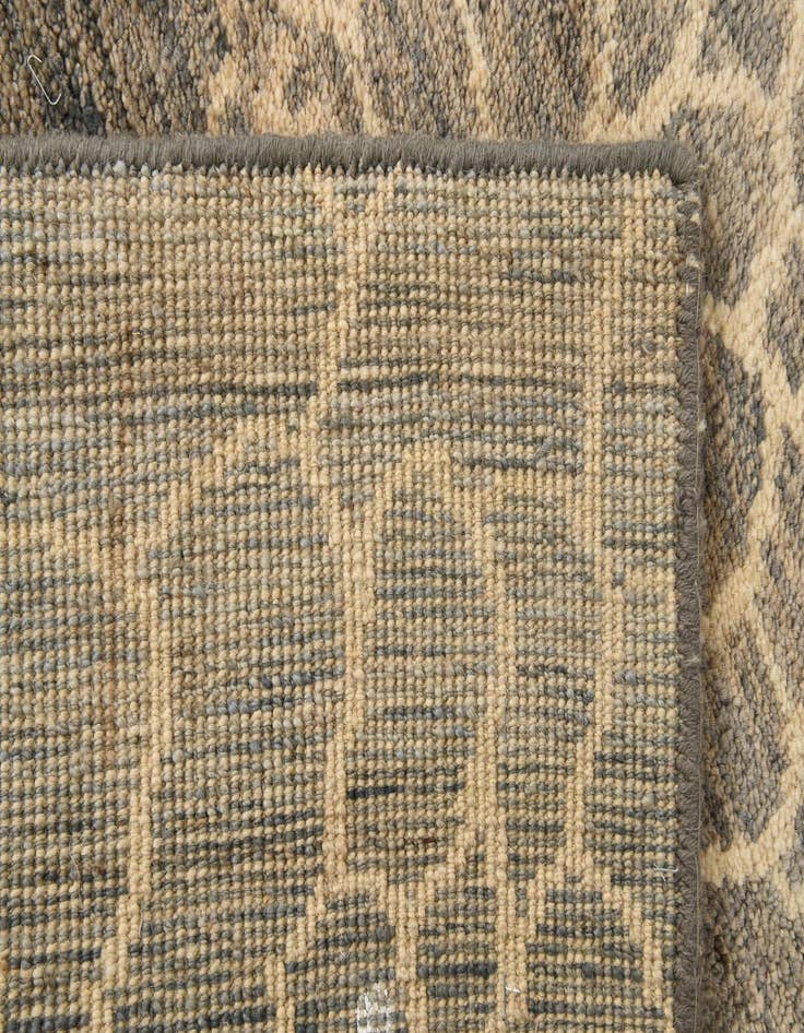 Detail image of  5' 6 x 8'  Hand Knotted Moroccan Wool Rug