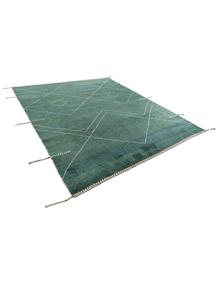 Detail image of  8' 4 x 10' 1  Hand Knotted Moroccan Wool Rug