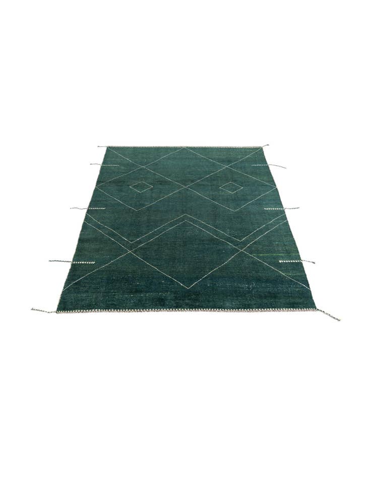 Detail image of  8' 4 x 10' 1  Hand Knotted Moroccan Wool Rug