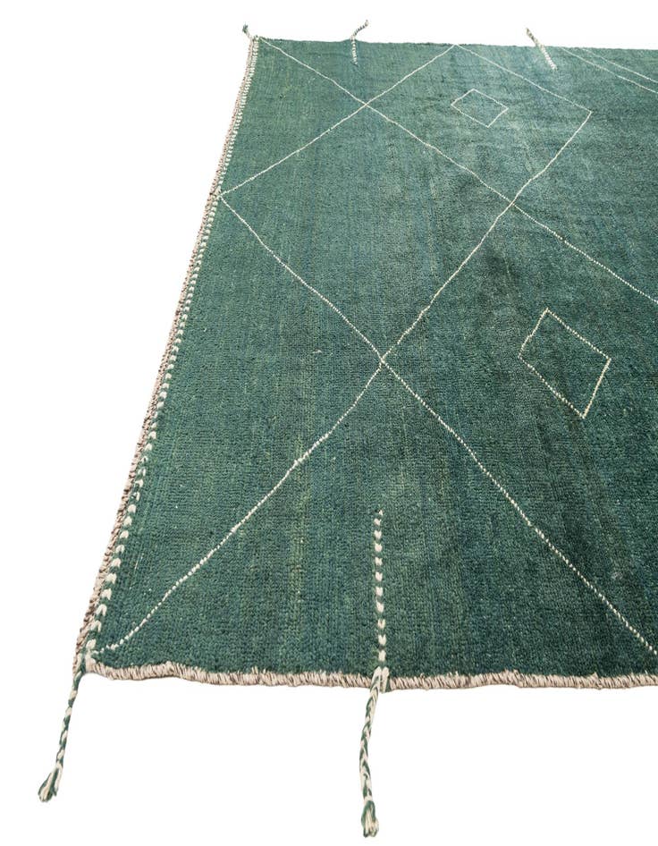 Detail image of  8' 4 x 10' 1  Hand Knotted Moroccan Wool Rug