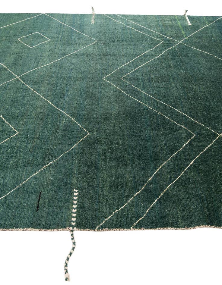 Detail image of  8' 4 x 10' 1  Hand Knotted Moroccan Wool Rug