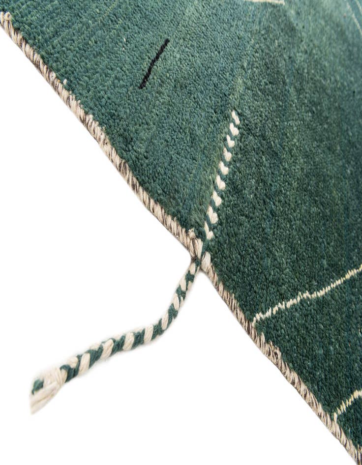 Detail image of  8' 4 x 10' 1  Hand Knotted Moroccan Wool Rug