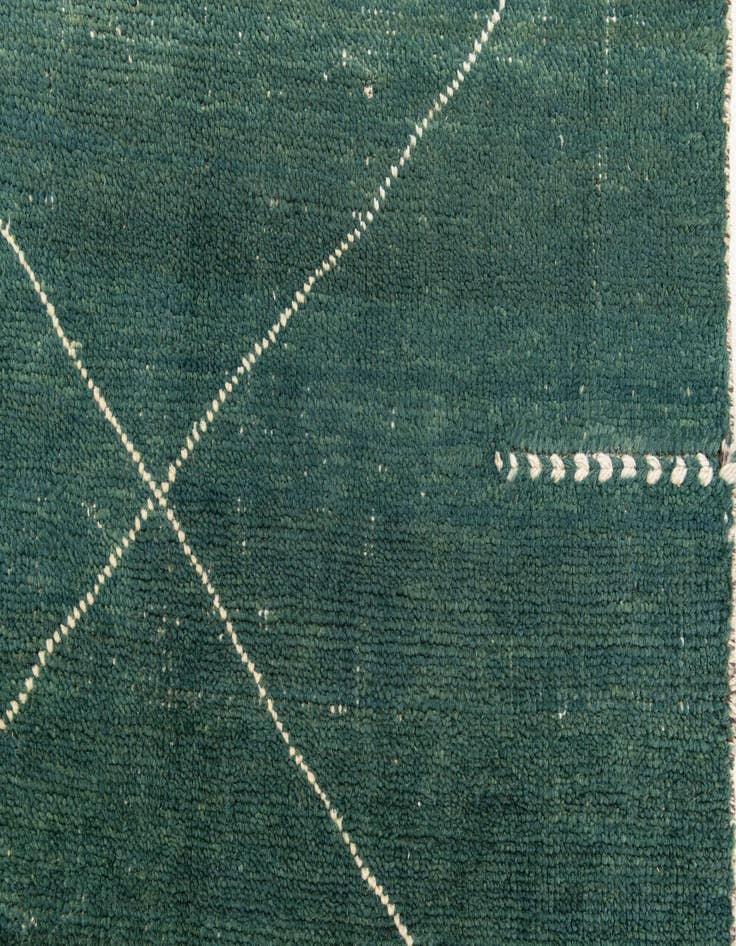 Detail image of  8' 4 x 10' 1  Hand Knotted Moroccan Wool Rug