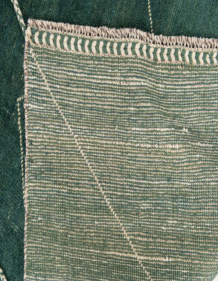 Detail image of  8' 4 x 10' 1  Hand Knotted Moroccan Wool Rug