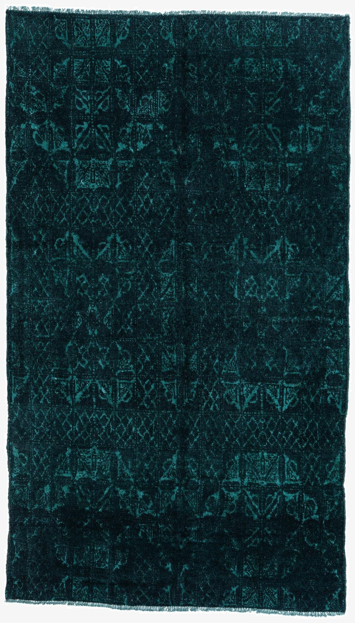  5' 4 x 9' 1  Hand Knotted Moroccan Wool Rug