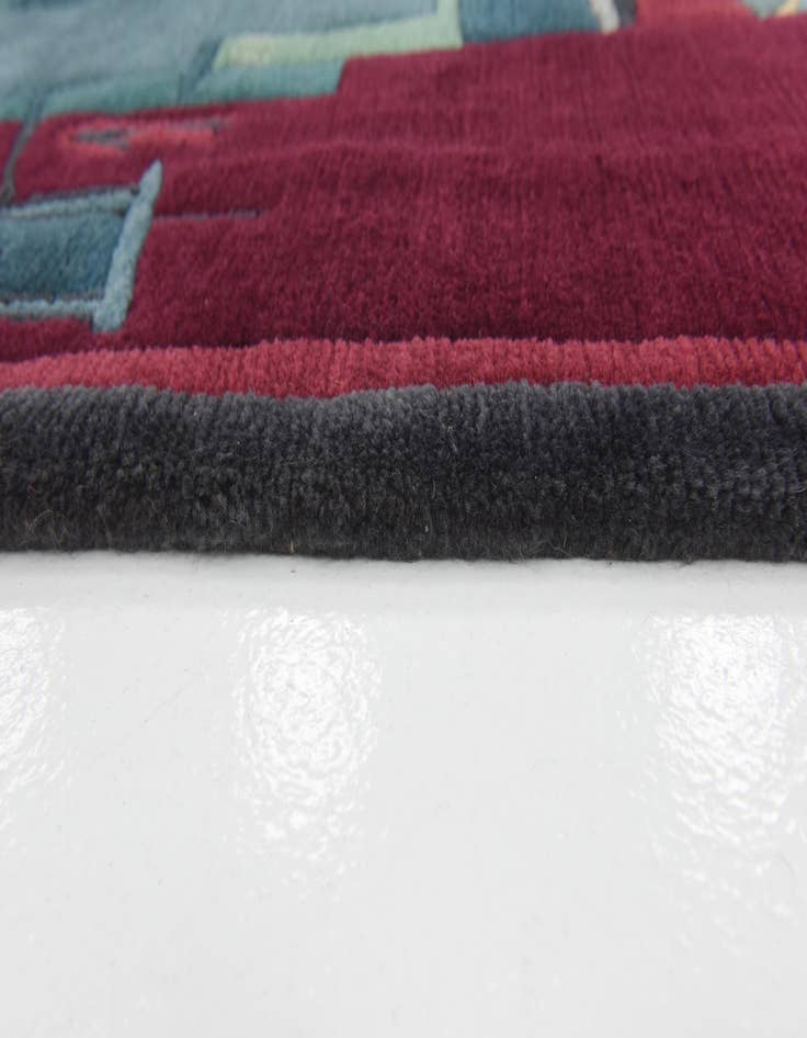 Detail image of 6' 6 x 9' 7 Hand Knotted Nepal Wool Rug