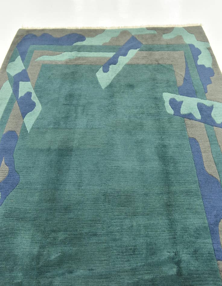 Detail image of  7' 8 x 10'  Hand Knotted Nepal Wool Rug