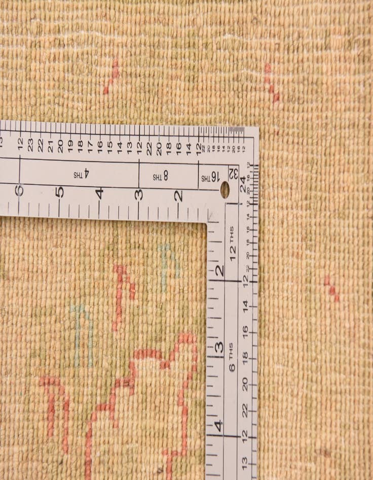 Detail image of  5' 2 x 6' 6  Hand Knotted Peshawar Ziegler Rug