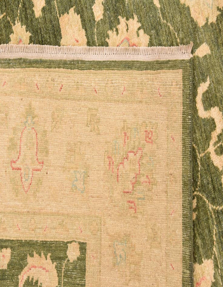 Detail image of  5' 2 x 6' 6  Hand Knotted Peshawar Ziegler Rug