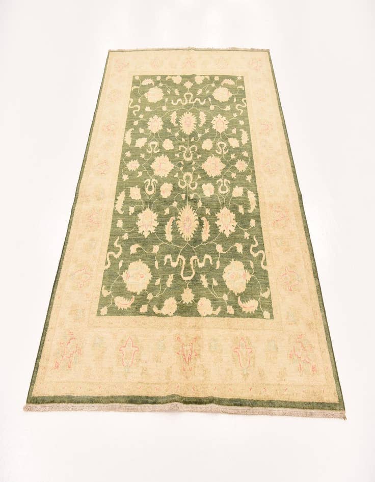 Detail image of  5' 2 x 6' 6  Hand Knotted Peshawar Ziegler Rug