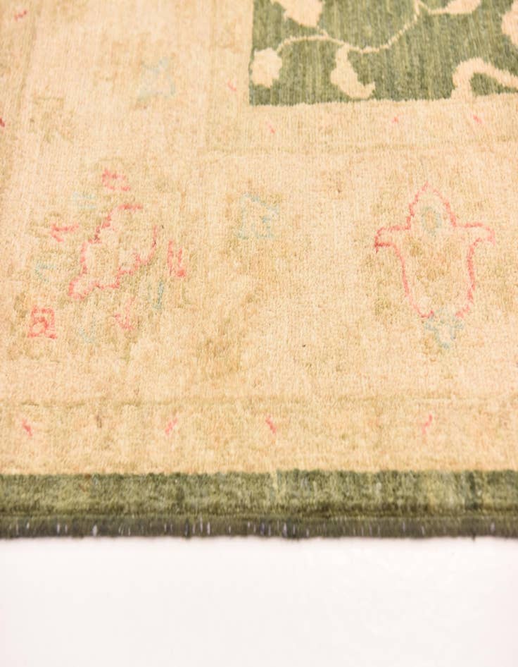 Detail image of  5' 2 x 6' 6  Hand Knotted Peshawar Ziegler Rug