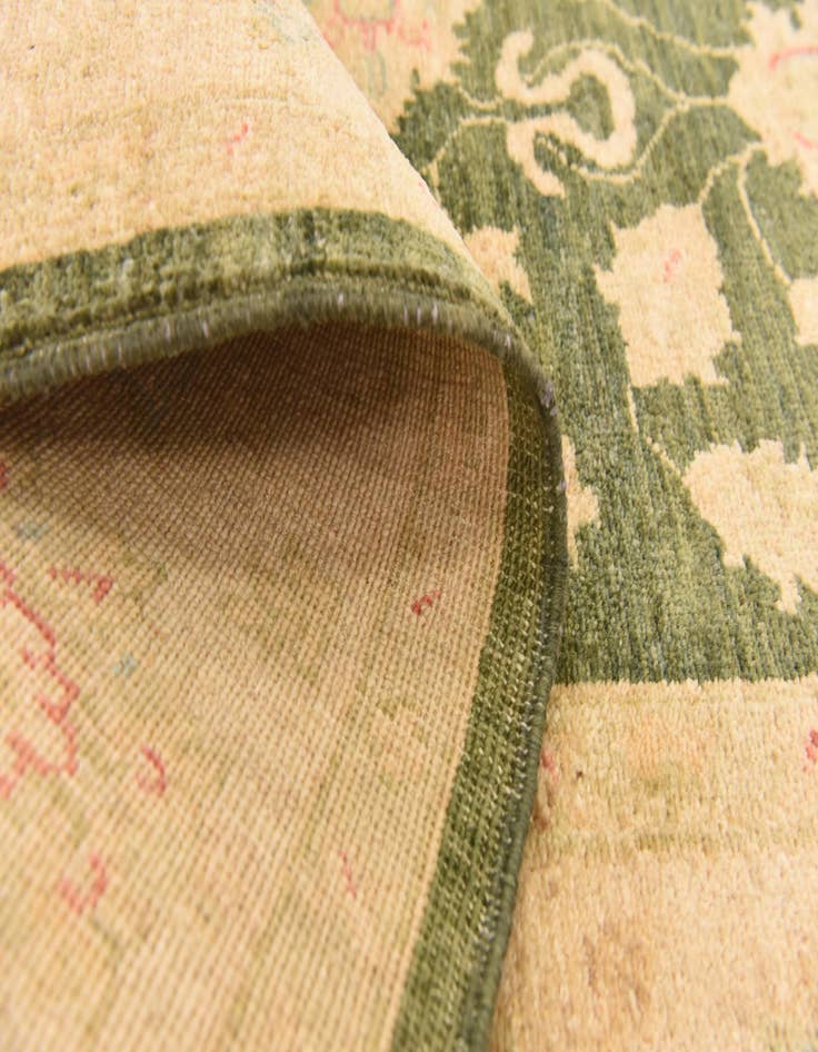 Detail image of  5' 2 x 6' 6  Hand Knotted Peshawar Ziegler Rug