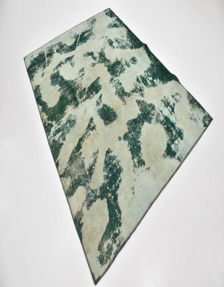 Detail image of  5' 9 x 7' 7  Hand Knotted Ultra Vintage Persian Wool Rug